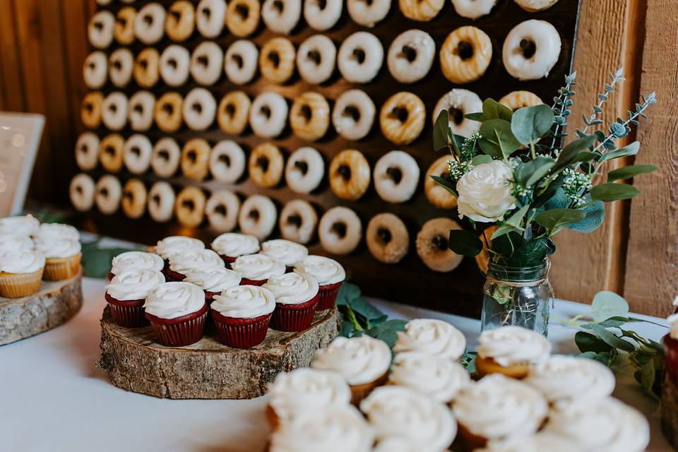 Donut wall at shawnessy barn