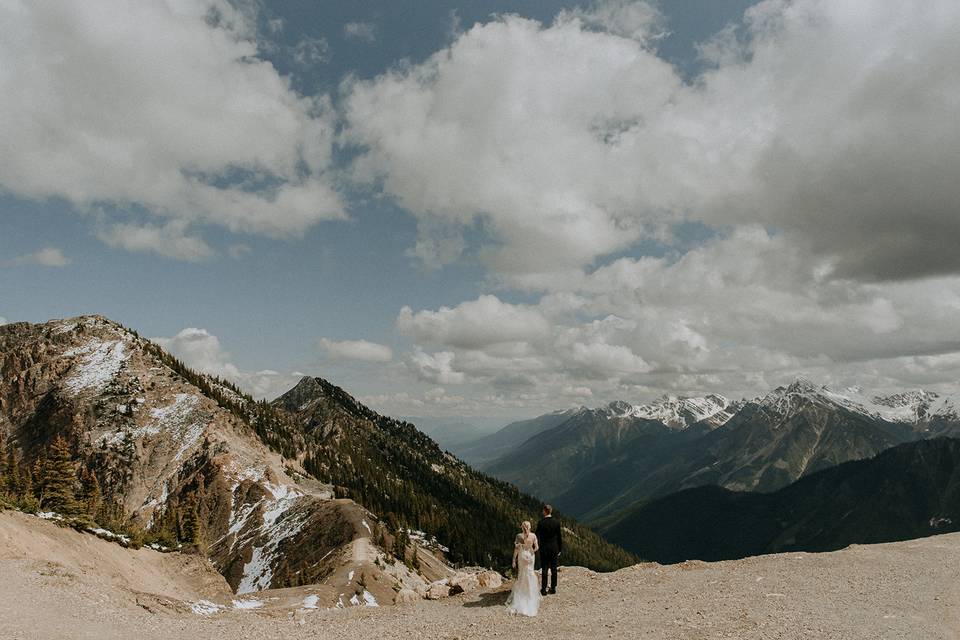 Kicking Horse Mountain Wedding