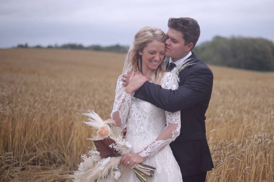 Wheat Field Wedding