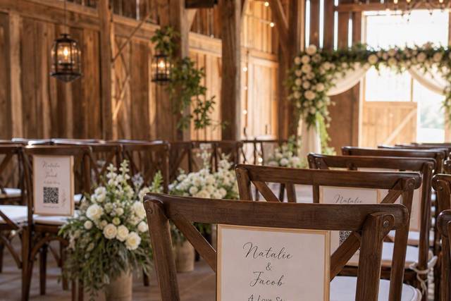 QR Back of Ceremony Chair