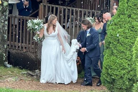 Ceremony on the deck