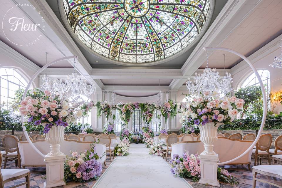 Elegant Conservatory Ceremony