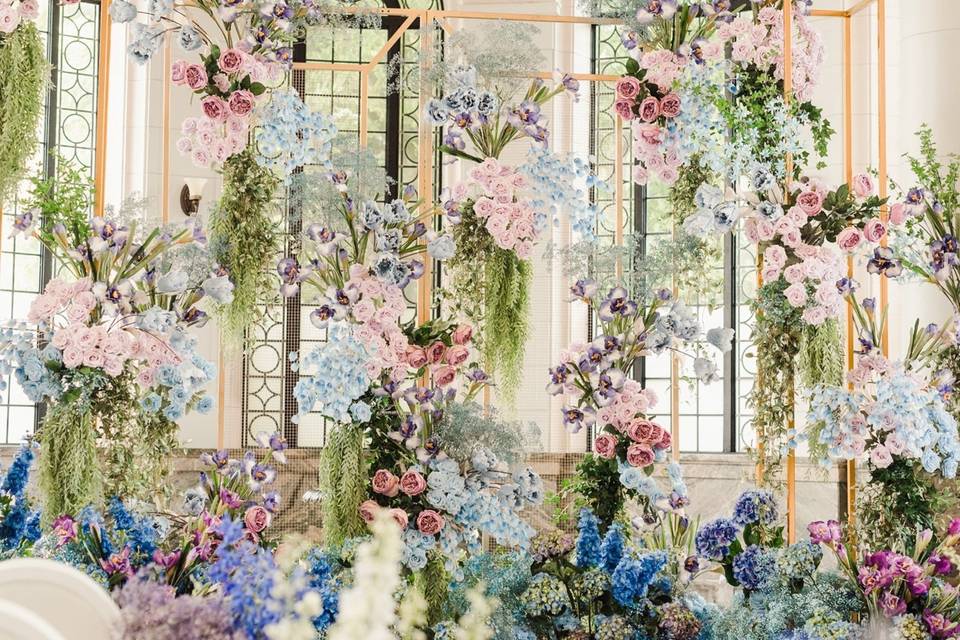 Monet-Inspired Floral Install