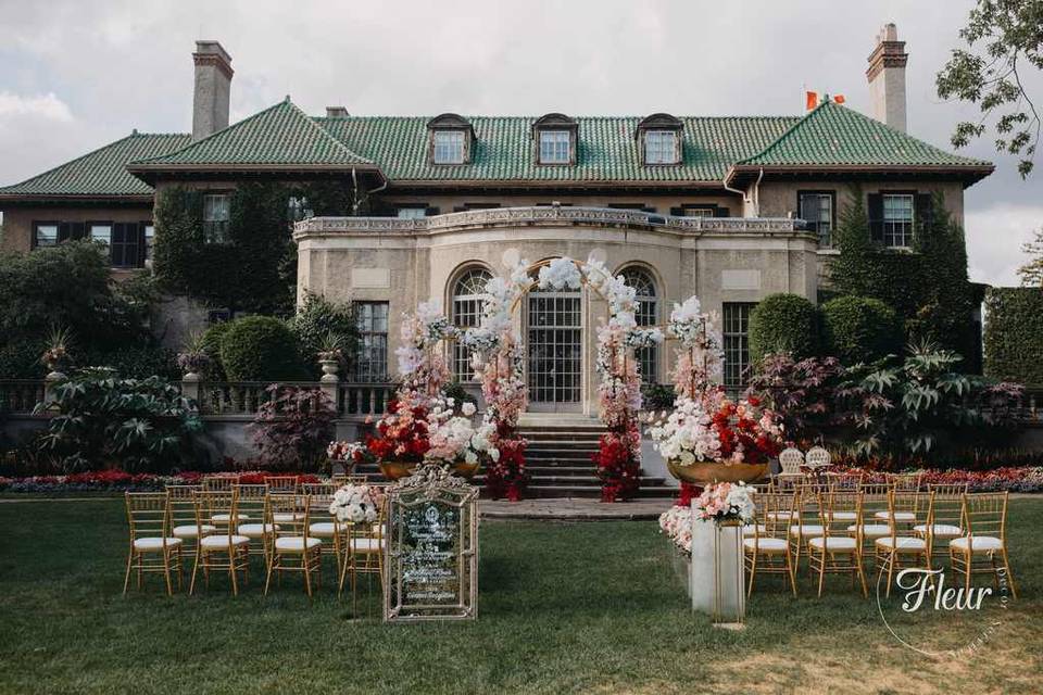 Estate Garden Wedding Ceremony