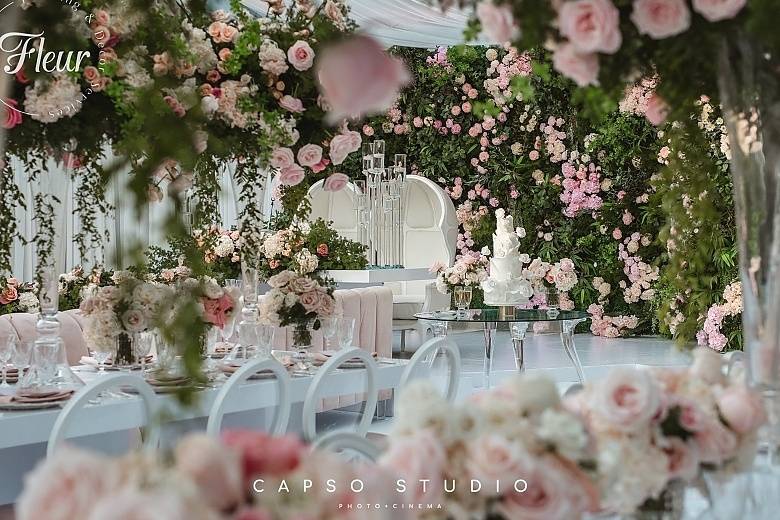 Romantic Floral Reception
