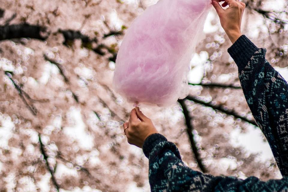 Cotton candy machine