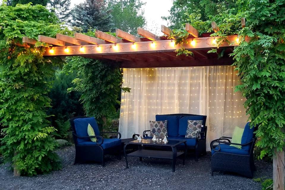 Seating in the Courtyard