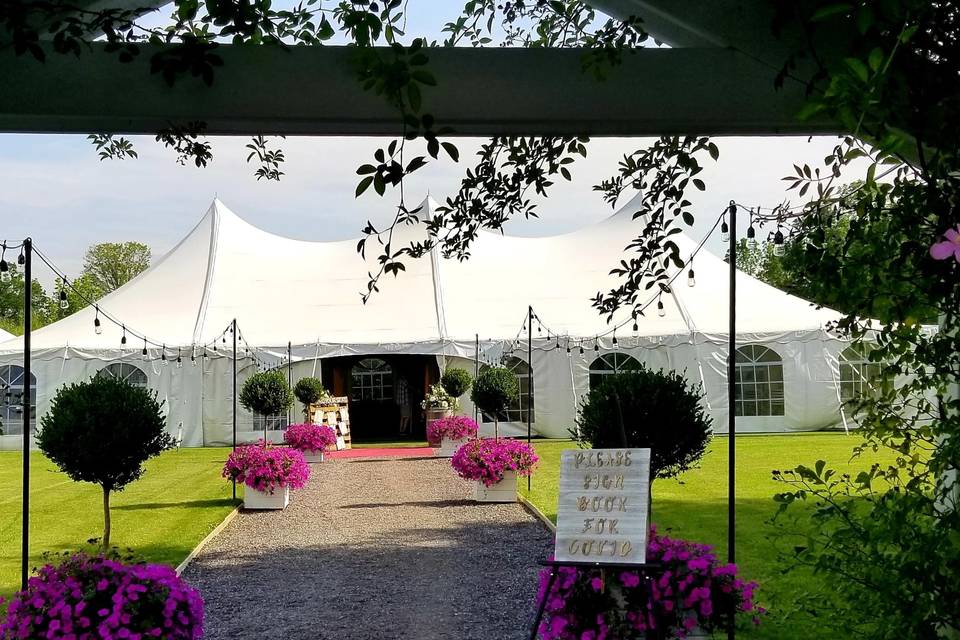 Entrance to Reception Lawns