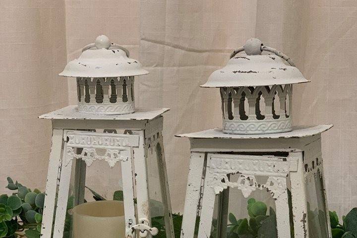 White Vintage Lanterns