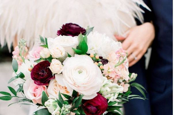 Purple Tone Bridal Party