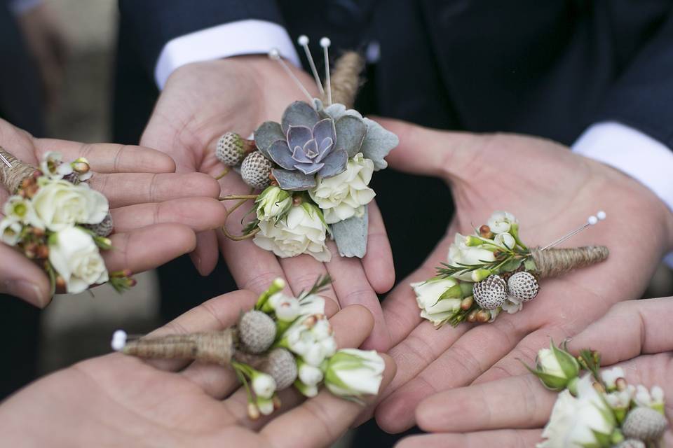Sunny bridal bouquet