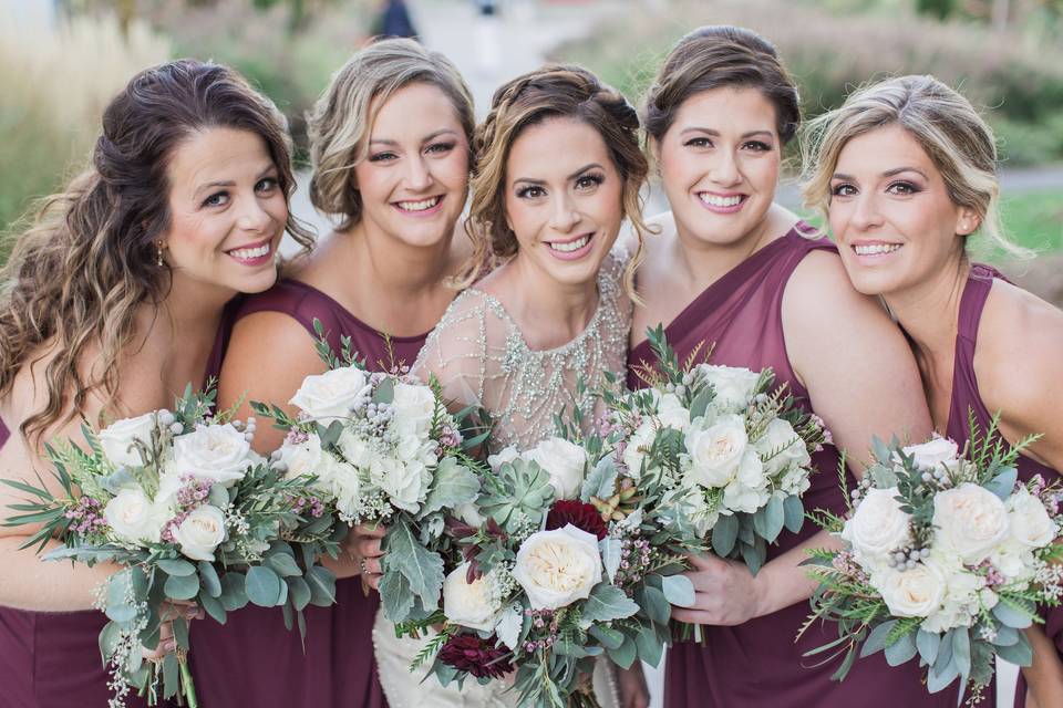 Rustic bouquets