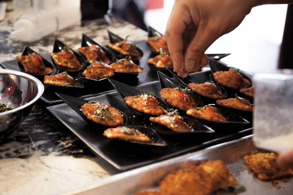 Deep fried ravioli