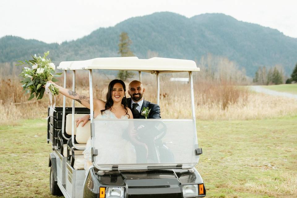 Wedding photo by Natalie Varro