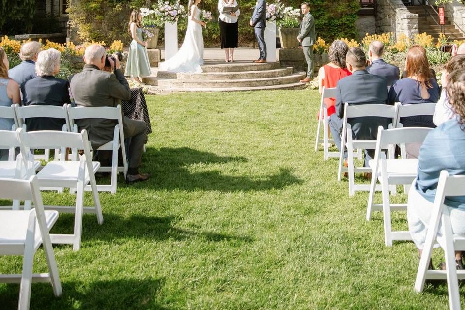 Wedding photo by Natalie Varro