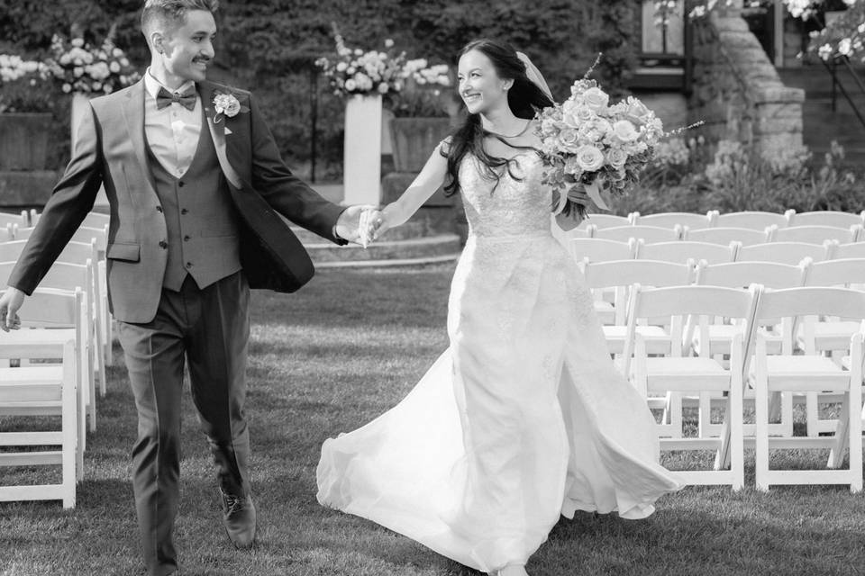 Wedding photo by Natalie Varro