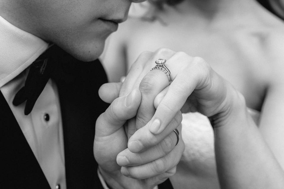 Wedding photo by Natalie Varro