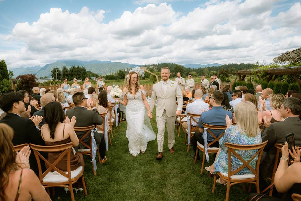 Wedding photo by Natalie Varro