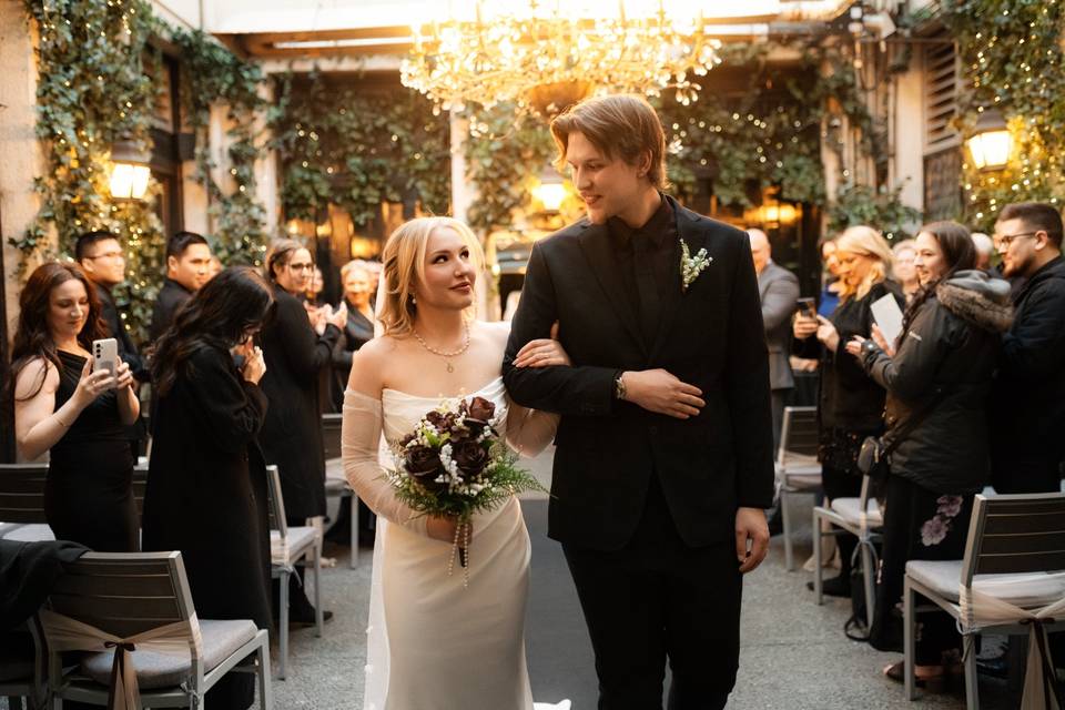 Wedding photo by Natalie Varro