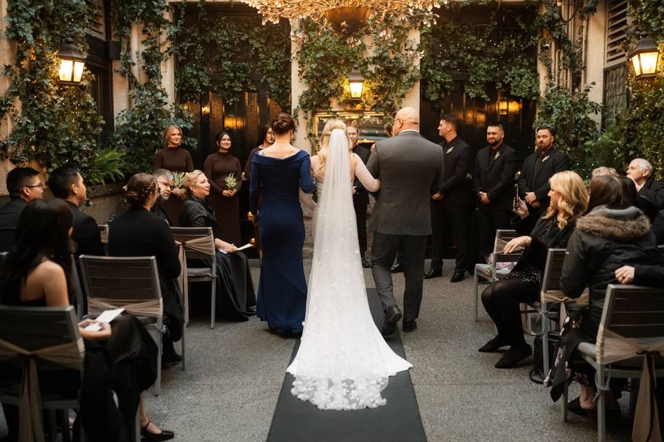 Wedding photo by Natalie Varro