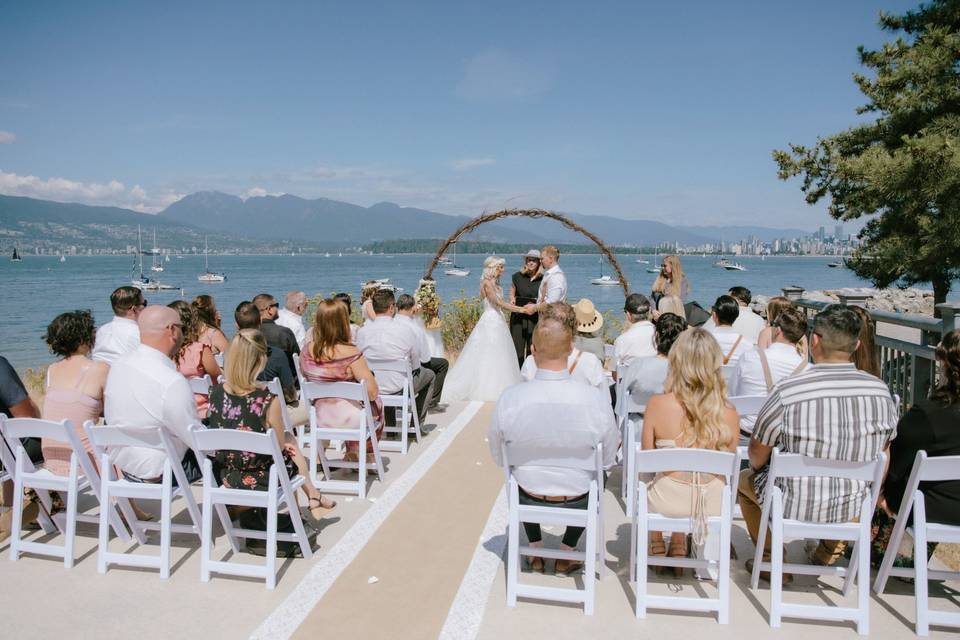 Wedding photo by Natalie Varro