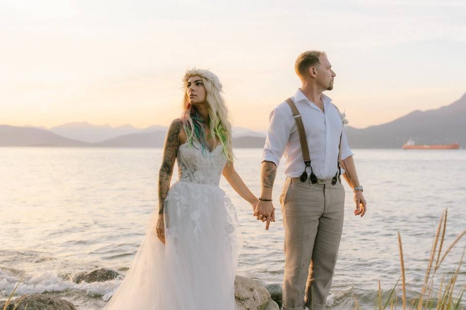 Wedding photo by Natalie Varro