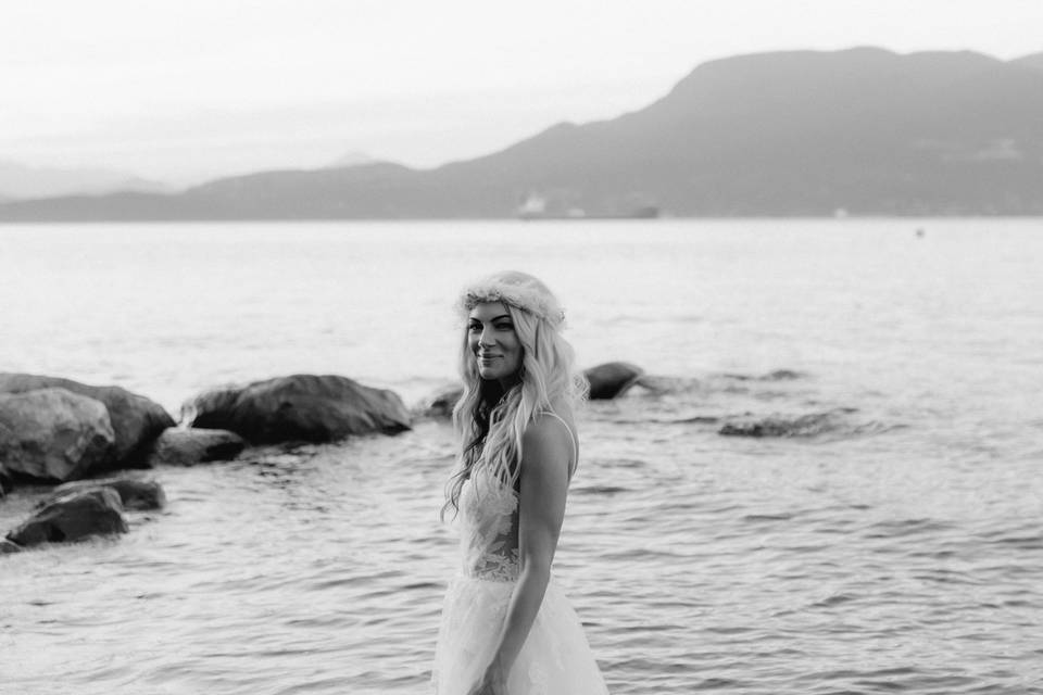 Wedding photo by Natalie Varro