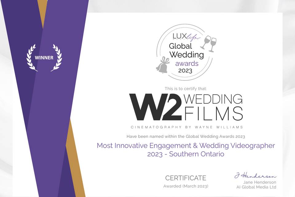 Happy to announce W2 Weddingfi