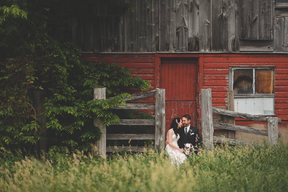 Rural wedding photos