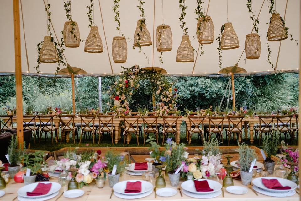 Canvas Tent Reception