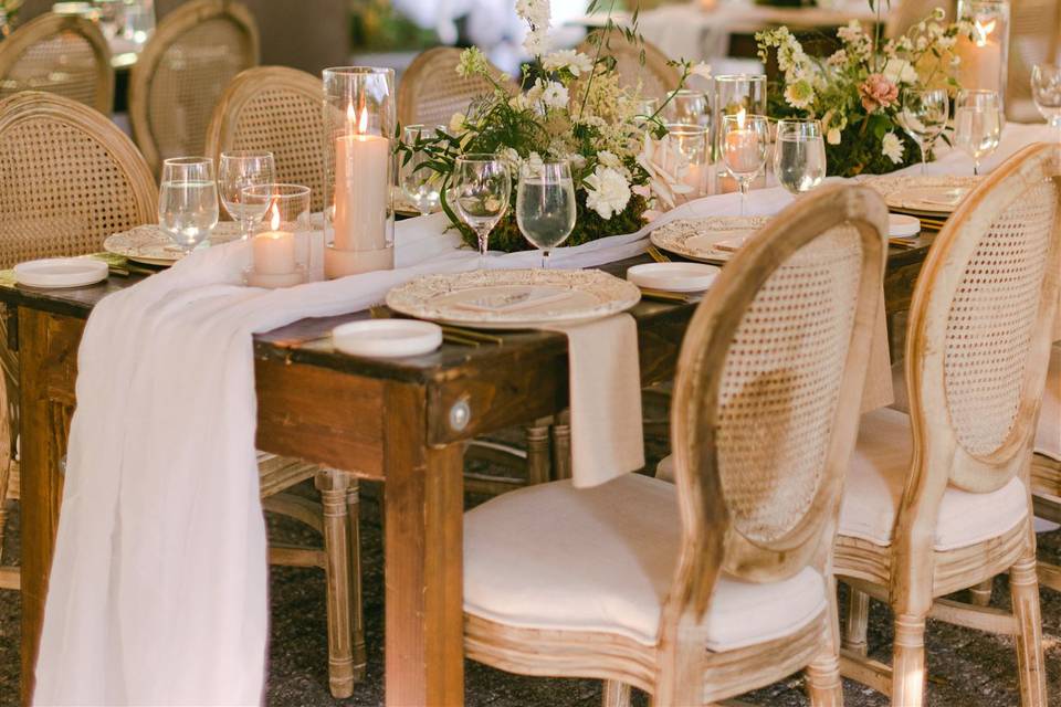 Place Settings Forest Wedding