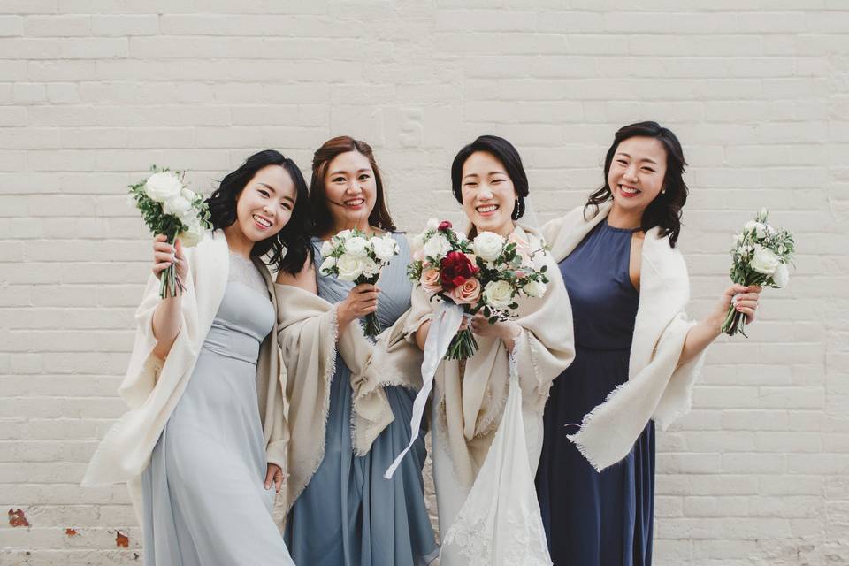 Wedding bridemaids