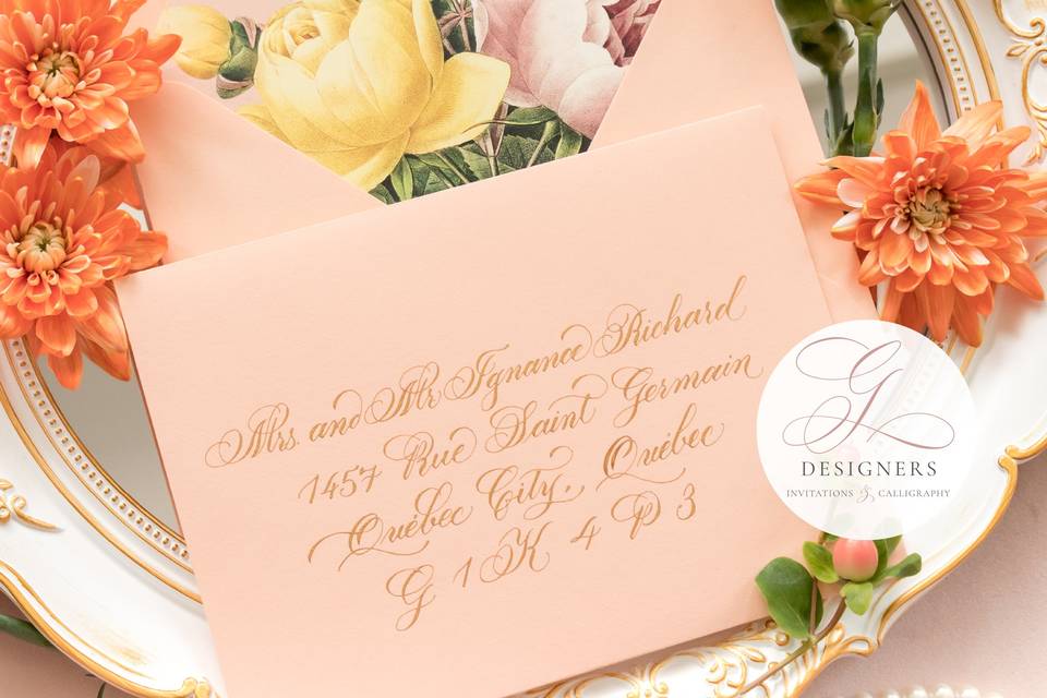 Hand Lettered Envelopes