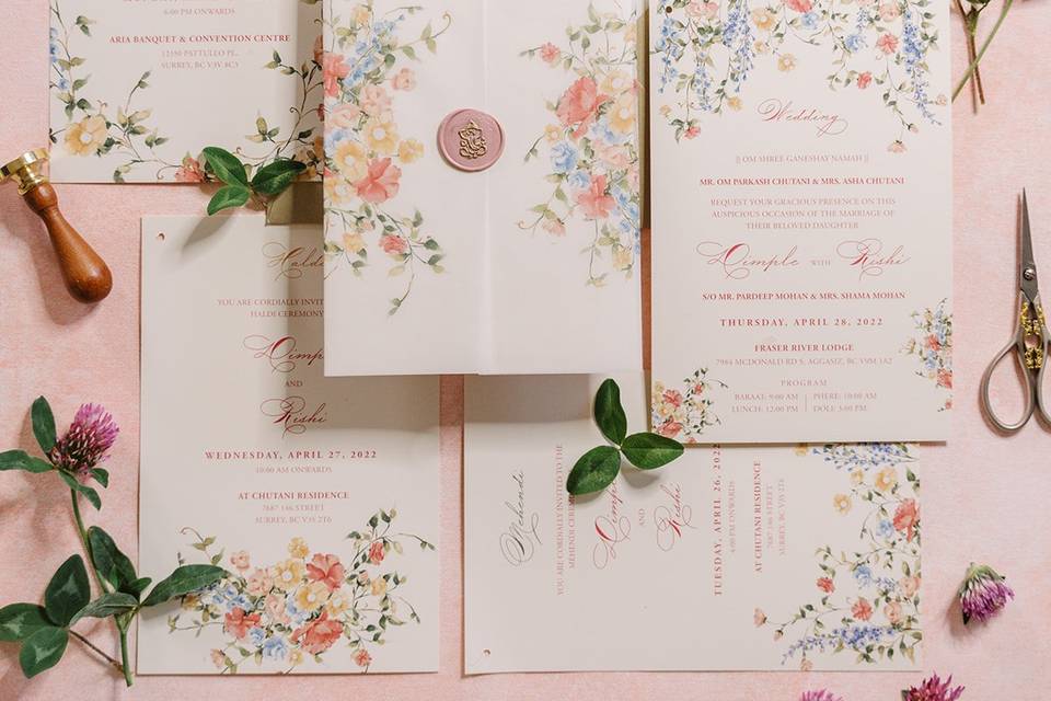 Hindu Wedding Invitation