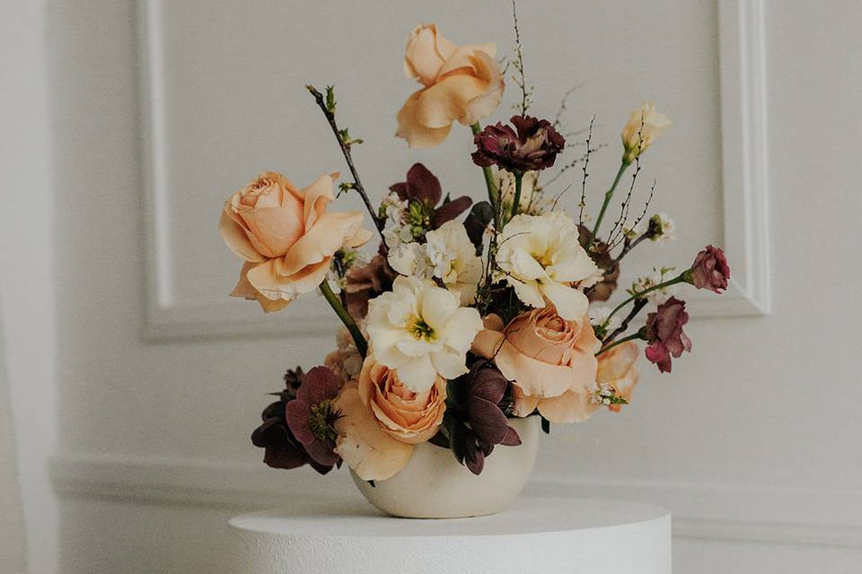 Red and pink bouquet