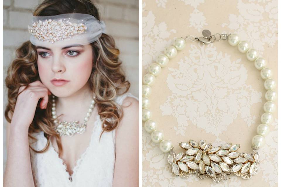 vintage necklace wedding jewellery toronto custom handmade hattie hattitude one of a kind canada jew