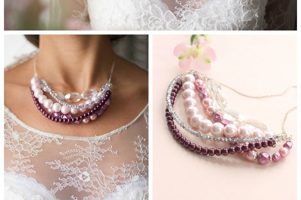one of a kind necklace wedding bride bridesmaid vintage custom toronto jewellery handmade one of a k