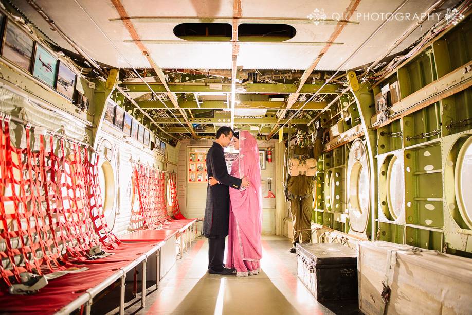 Airplane Wedding shoot