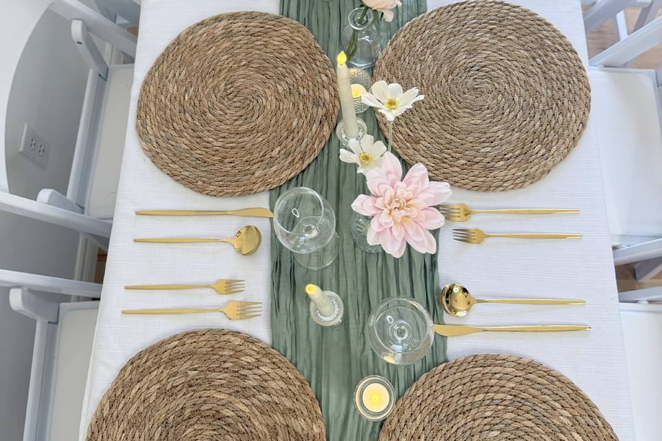 Garden Romance Tablescape