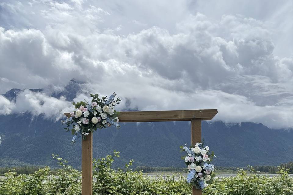 Faux Arch Swag Rentals