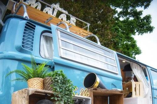 Vw bus photo booth