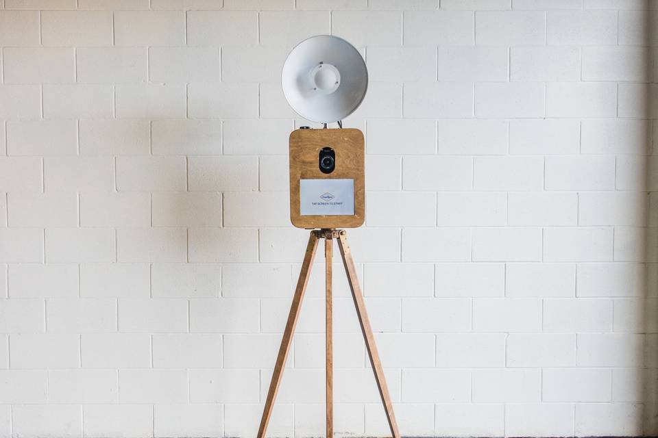 Vintage photo booth tripod