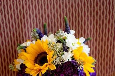 Sunflower bridal bouquet