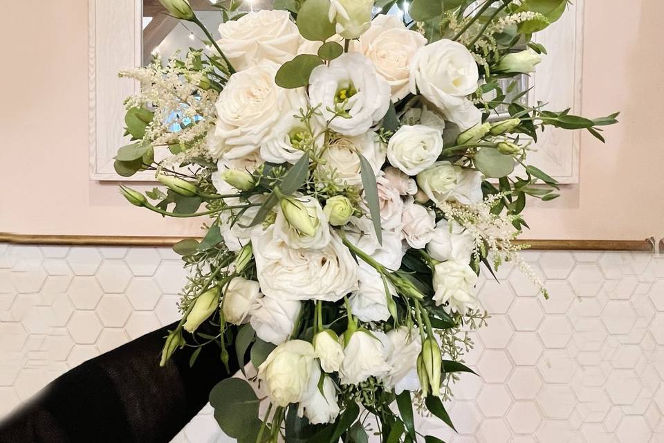 Cascading Bridal Bouquet