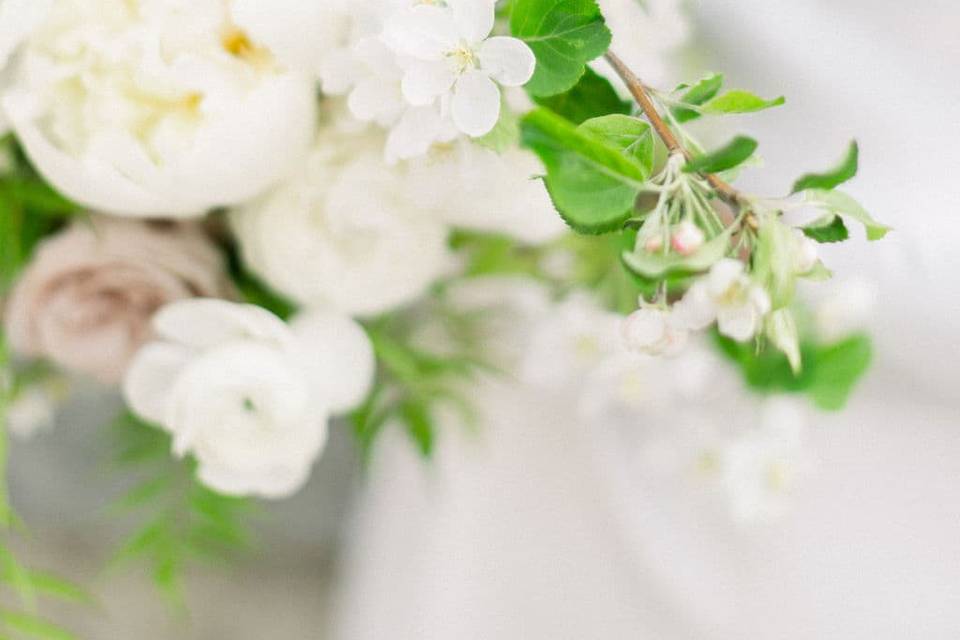 Spring wedding bouquet