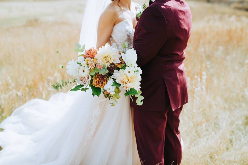 Fall wedding bouquet