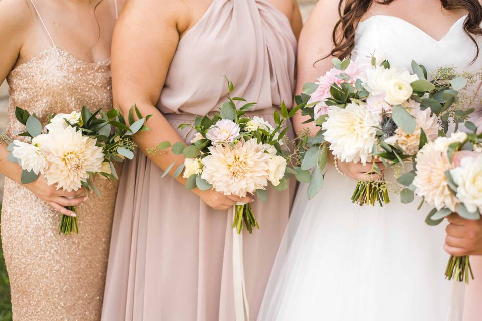 Bridal party flowers