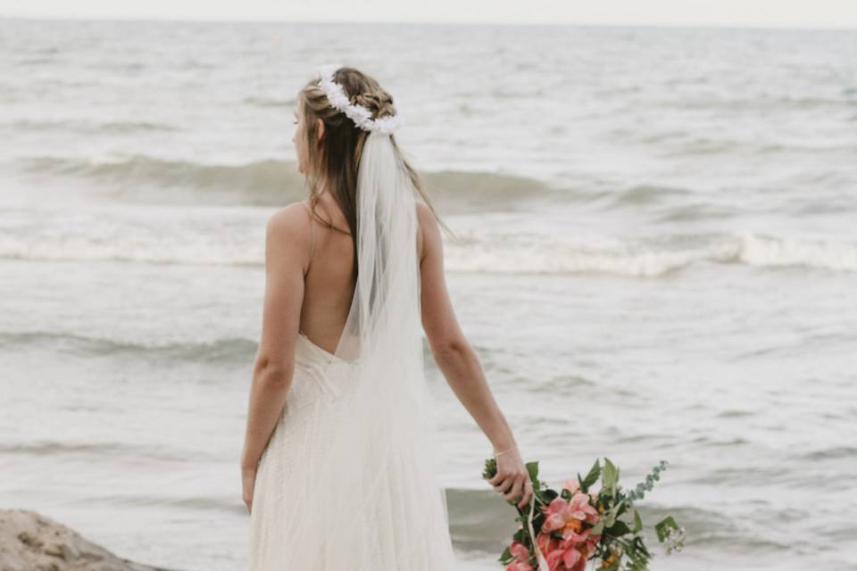 Beach boho wedding