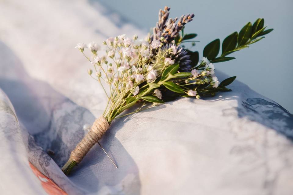 Textural boutonniere