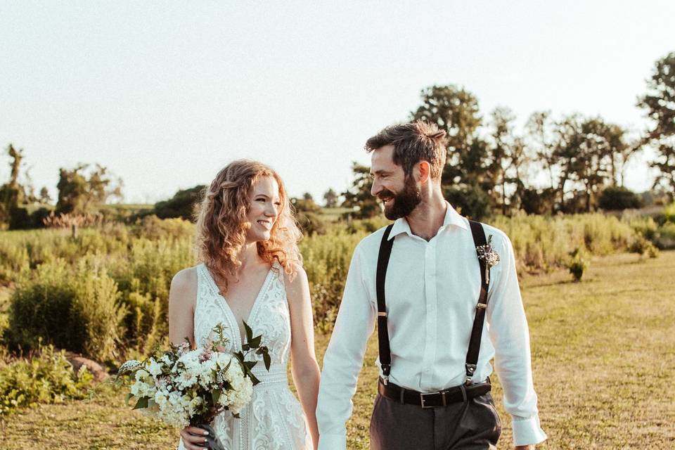 Bride and groom